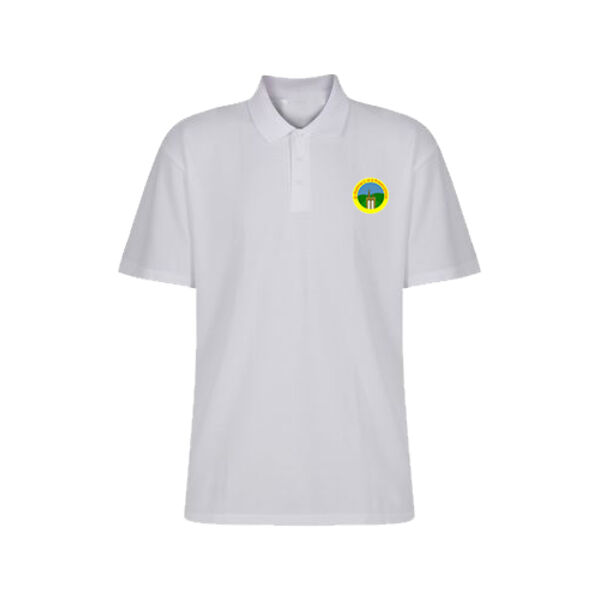 St Matthias White Polo Shirt Thumbnail
